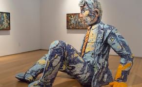 Painterly Surfaces on Canvases of Clay