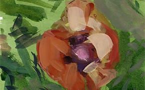 Painting Flowers for Mom