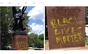 #BlackLivesMatter Protesters Target Confederate Monuments