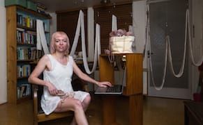 Artist Threads Angry Internet Comments into New Vaginal Knitting Project