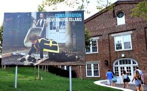 Wayfinding through Ruins and Castles in a Governors Island Art Intervention