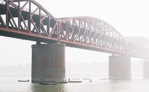 Capturing the Ganges River through Foggy Mists