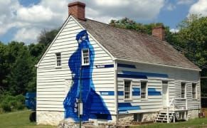 Painting Murals on a 250-Year-Old Farmhouse to Preserve It
