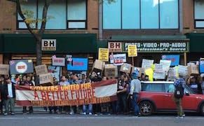 Employees Protest Conditions, Move to Unionize, at Independent Photo Retailer B&H