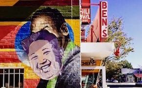Street Artist Covers Bill Cosby Mural with a Grinning Kim Jong Un