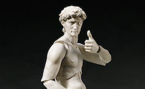 "David" and "Venus de Milo" Action Figures Put Art History in Motion