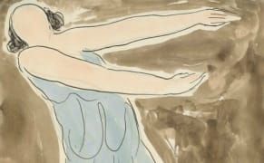 Isadora Duncan in Watercolor, by the Artist Who Painted Her Thousands of Times