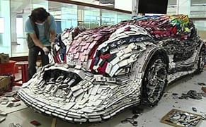 Putting the "Mobile" in Automobile: A Car Made from Discarded Cell Phones