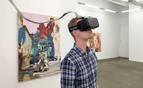Tripping Through Digital Landscapes in Virtual Reality and on Canvas
