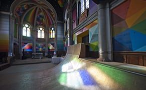 A Century-Old Spanish Church Transforms into an Art-Filled Skate Park