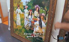 A Match Made in Hell: Mr. Brainwash Paints the Kardashians à la Renoir