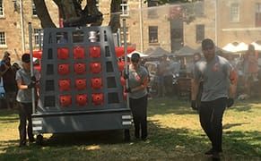 A Performance Satirizes the Policing of Public Space