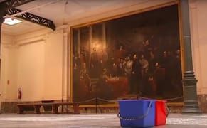 Brussels Museums Now Showing Buckets and a Pigeon, Thanks to Water Damage