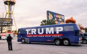 Artists Buy Trump Campaign Bus on Craigslist, Turn It Into Anti-Trump Art Project