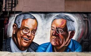 The Koch Brothers Loom Large in Lower East Side Mural