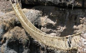 The Inca Rope Bridge That's Woven Across a River Each Year