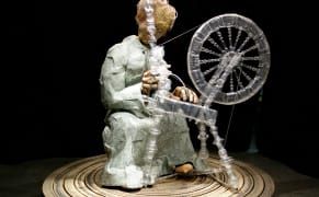 Mechanized Art that Makes a Mop Talk and a Medicine Cabinet Tell Time