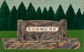 Ding Dong, Death Calling: 1920s Tombstone Salesman Paintings