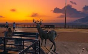 The Immortal Deer an Artist Set Loose in Grand Theft Auto