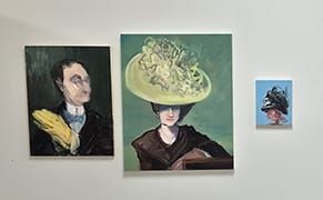 Paintings Playfully Distilled from 18th-Century European Portraiture