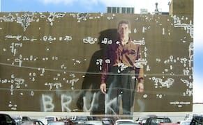 Whitewashed Portrait Mural of Ed Ruscha Will Be Reborn, Older and Wiser