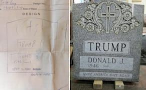 The Artist Behind the Trump Tombstone Explains Their Intentions [UPDATED]