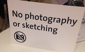 How Sketchy Is the V&A's "No Sketching" Policy?