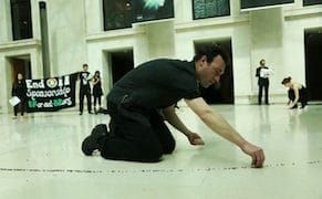 Protesters Disrupt a BP-Sponsored Exhibition at the British Museum