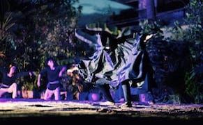 A Contemporary Khmer Dance and Poncho Designed for Rain