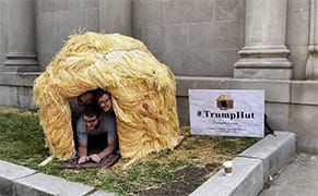 "Trump Huts" May Crop Up Around US as Luxury Protest Tents