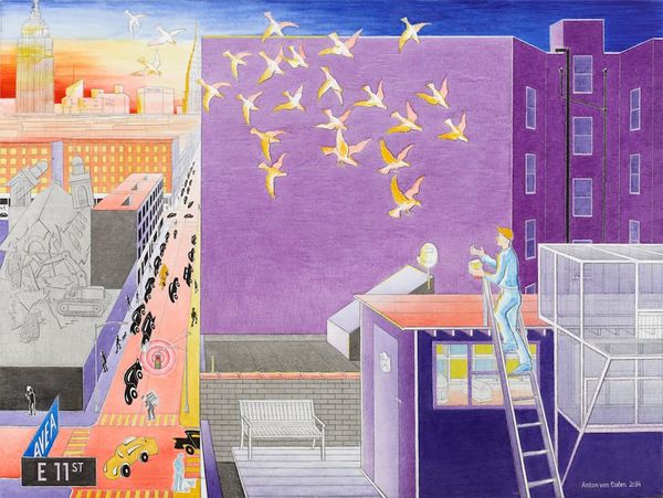 Artist Anton van Dalen on the East Village, Saul Steinberg, and Pigeon Keeping