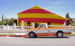 The Deceptively Cheerful Stripes of Deadly Fumigation Tents