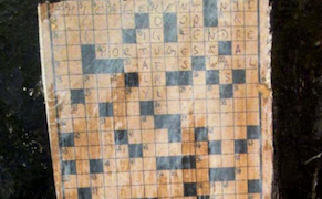 Woman Fills in Crossword Puzzle Artwork and Claims Copyright