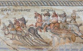 Newly Discovered Ancient Mosaic of Chariot Race Is Most Complete of Its Kind