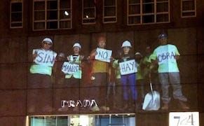 Light Projection Aims to Remind Trump His Tower Was Built by Undocumented Workers