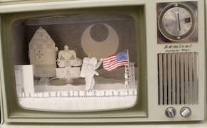 An Artist’s Fantastical Dioramas Fill a Tiny Store Along the Hudson