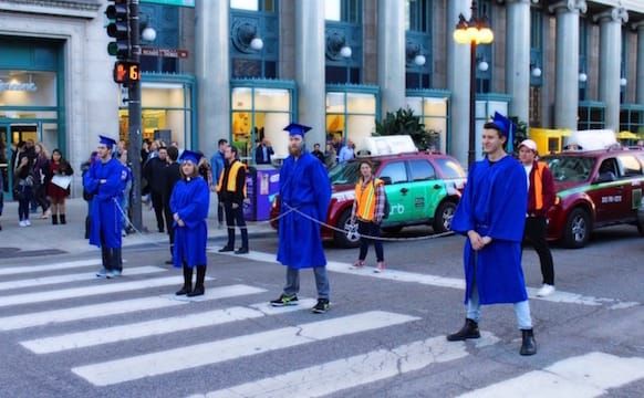 Students March on Art Institute of Chicago to Protest Trustee’s Ties to Public Education Cuts
