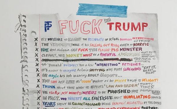 This Is Not Parody. Fuck Trump.