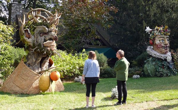 Arcimboldo's Four Seasons Grow in a Museum Garden