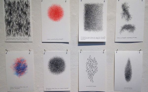 Clusters of Loose Geometries in Conceptual "Thought Drawings"