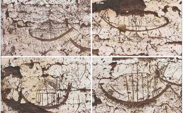 Ancient Tableau of Boats Found in Egypt