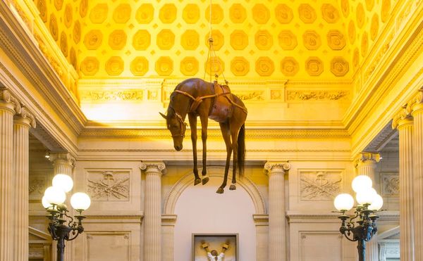 Maurizio Cattelan Shines in Paris's Ostentatious Mint