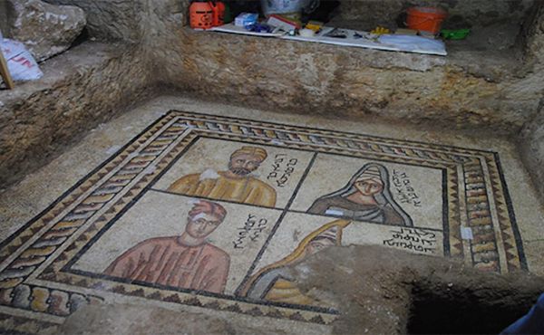 1,800-Year-Old Mosaic Portraits of the Dead Unearthed in Turkey