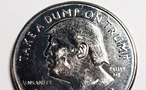 Anti-Trump Quarters Pop Up Across the US [UPDATED]