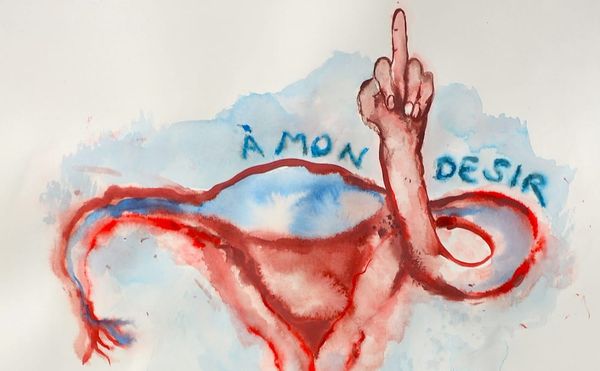 A Uterus Flipping the Bird, and Other Images of Feminist Exasperation