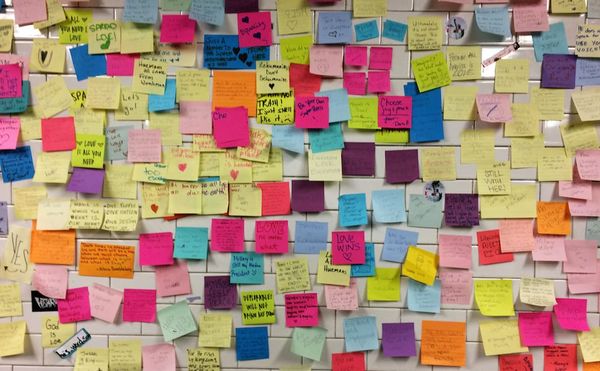 New-York Historical Society Preserves Post-Election Post-it-Note Project
