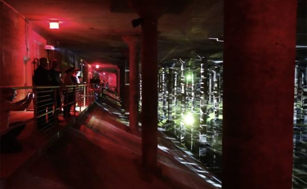 An Artistic Storm Fills a Formerly Abandoned Water Reservoir