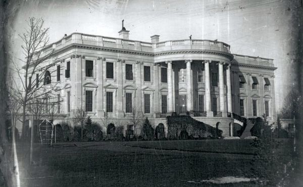 The First Known Photograph of the White House