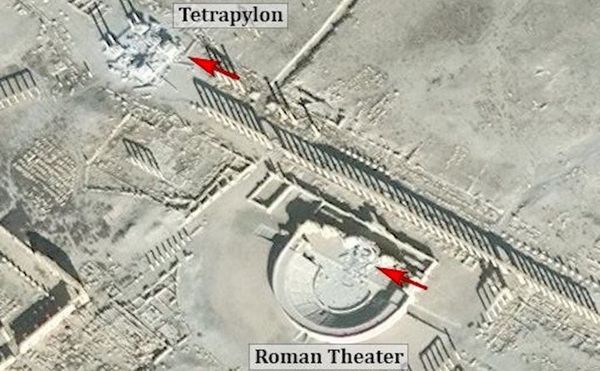 Satellite Imagery Suggests ISIS Destroyed Two More Ancient Sites in Palmyra