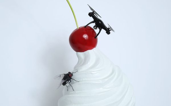 Finalists for London’s Top Public Art Spot Include a Drone-Topped Dessert and an Iraqi Deity